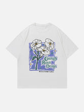 T-Shirt mit Blumen-Print